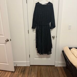 Tuckernuck Black Katrina Flock Dress